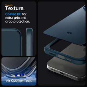 Wholesale Spigen Thin Fit Apple iPhone 15 Pro Max Metal Slate - SPN3157 - {ean13} - Hurt