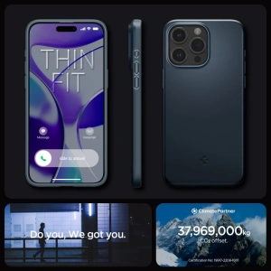 Hurtownia GSM - Case Spigen Thin Fit Apple iPhone 15 Pro Max Metal Slate - SPN3157 - {ean13} - Hurt