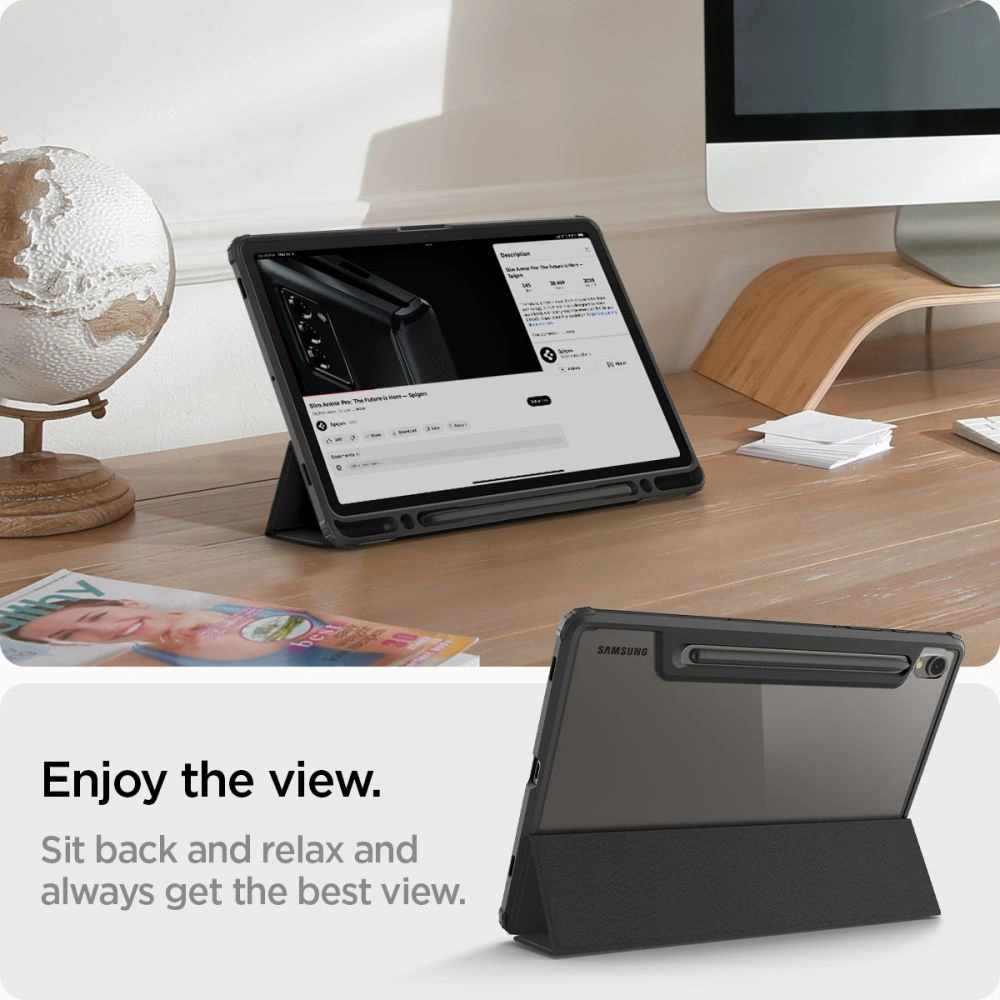 Hurtownia GSM - Etui Spigen Ultra Hybrid Pro Samsung Galaxy Tab S9 černé - SPN3158 - {ean13} - Hurt