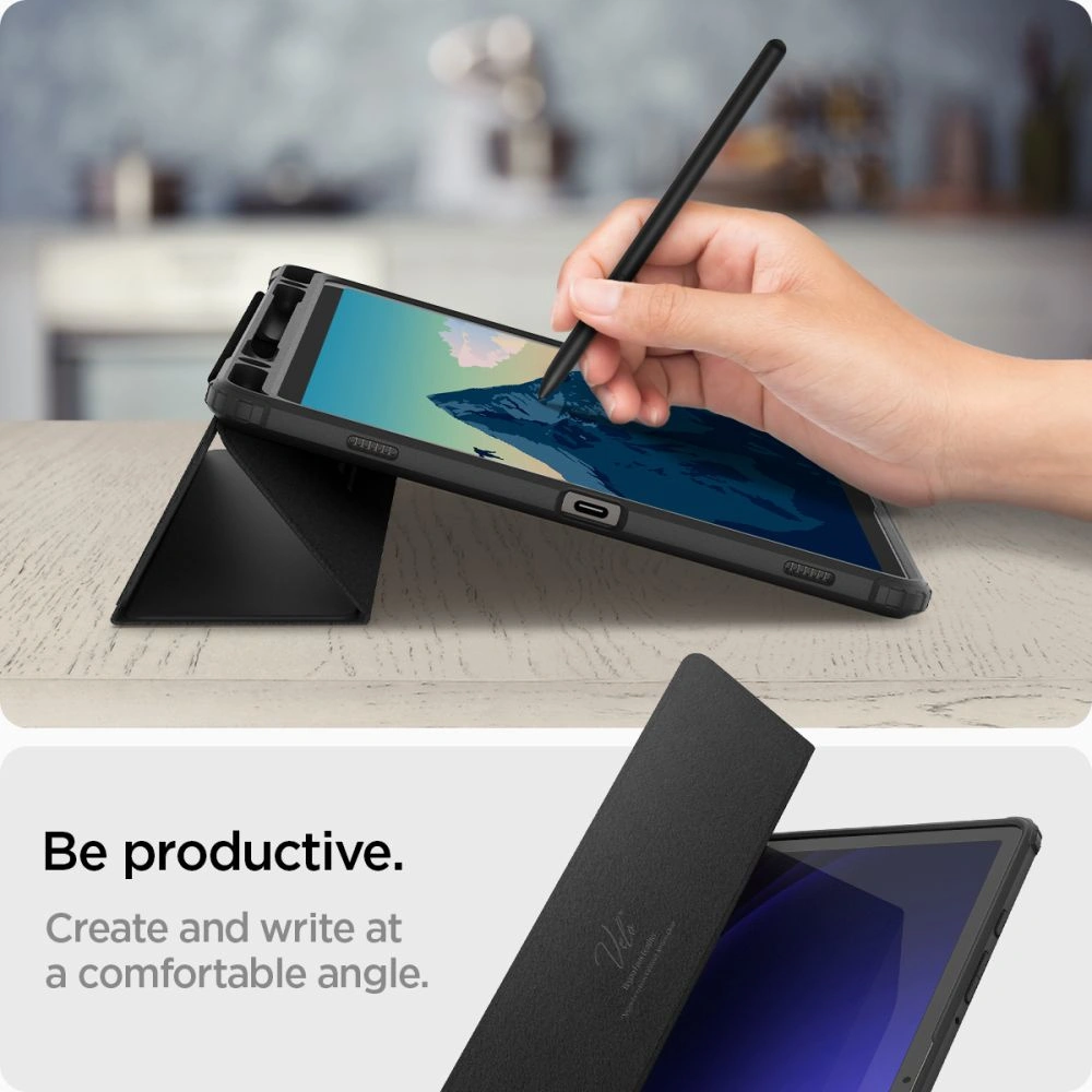 Hurtownia GSM - Etui Spigen Ultra Hybrid Pro Samsung Galaxy Tab S9 černé - SPN3158 - {ean13} - Hurt