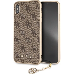 Hurtownia GSM - Case Guess GUHCI65GF4GBR Apple iPhone XS Max braun/hard case 4G Charms Collection - GUE070BR - {ean13} - Hurt