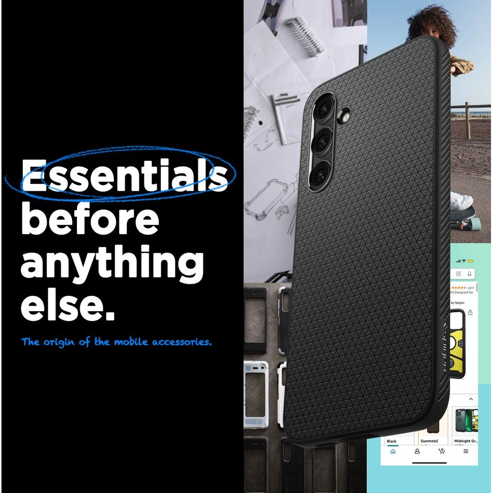 Wholesale Spigen Liquid Air Samsung Galaxy S23 FE Abyss Green - SPN3159 - {ean13} - Hurt