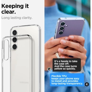 Hurtownia GSM - Case Spigen Liquid Crystal Samsung Galaxy S23 FE Crystal Clear - SPN3160 - {ean13} - Hurt