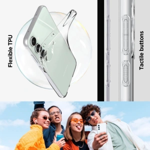Hurtownia GSM - Case Spigen Liquid Crystal Samsung Galaxy S23 FE Crystal Clear - SPN3160 - {ean13} - Hurt