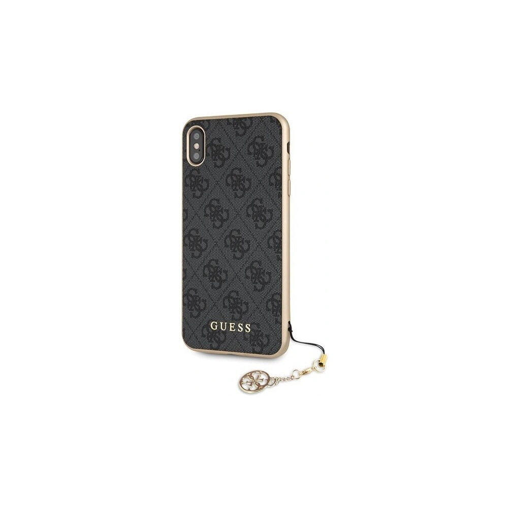 Hurtownia GSM - Etui Guess GUHCI65GF4GGR Apple iPhone XS Max šedé/hard case 4G Charms Collection - GUE071GRY - {ean13} - Hurt