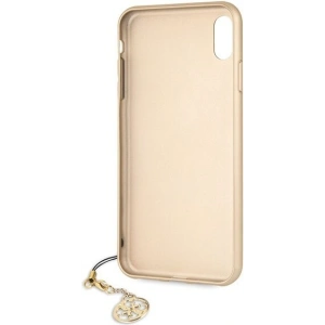 Hurtownia GSM - Case Guess GUHCI65GF4GGR Apple iPhone XS Max grau/hard case 4G Charms Collection - GUE071GRY - {ean13} - Hurt