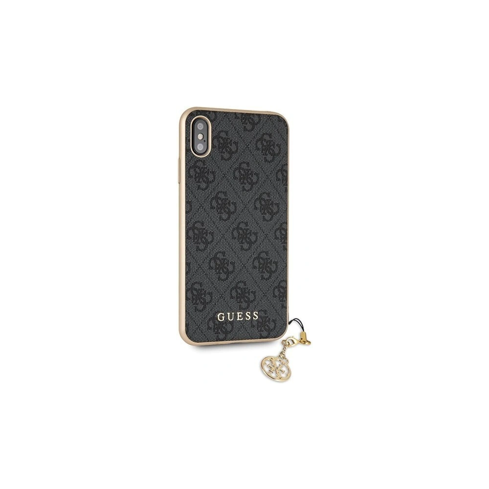 Hurtownia GSM - Etui Guess GUHCI65GF4GGR Apple iPhone XS Max šedé/hard case 4G Charms Collection - GUE071GRY - {ean13} - Hurt