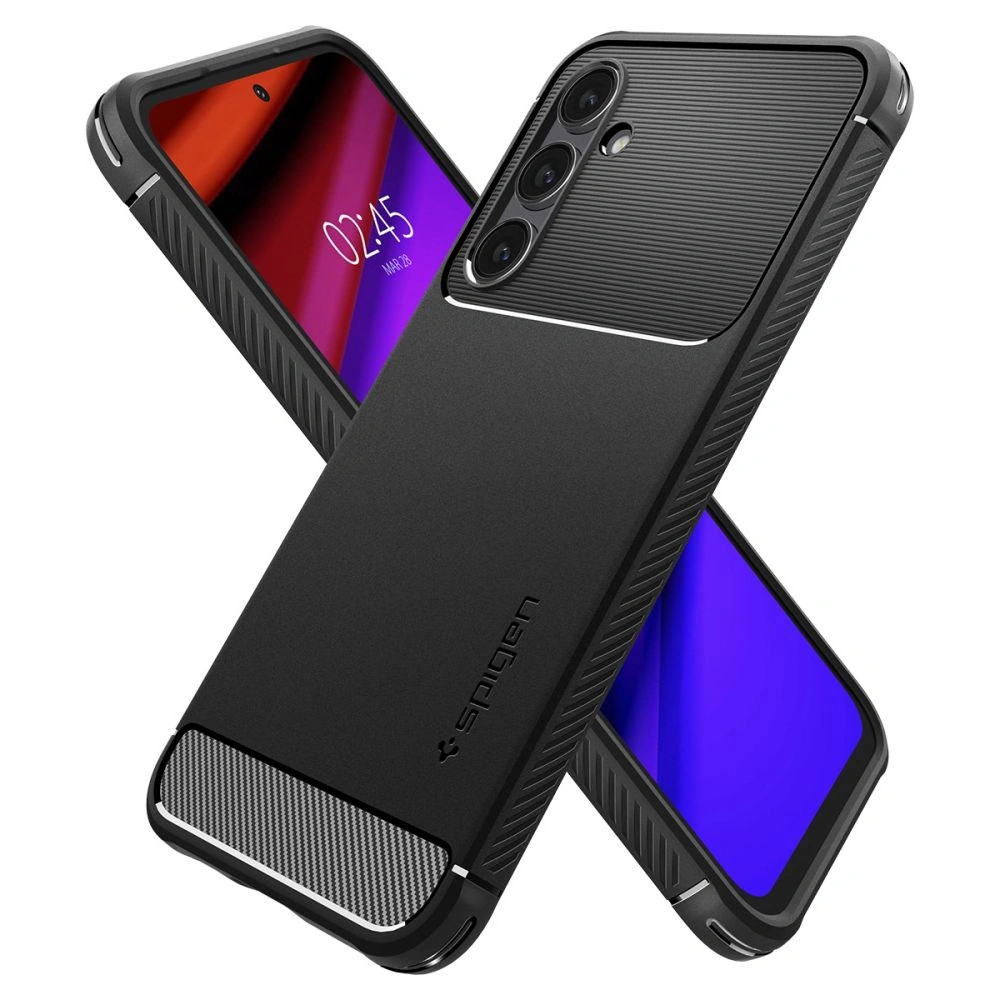 Hurtownia GSM - Case Spigen Rugged Armor Samsung Galaxy S23 FE Matt Schwarz - SPN3162 - {ean13} - Hurt