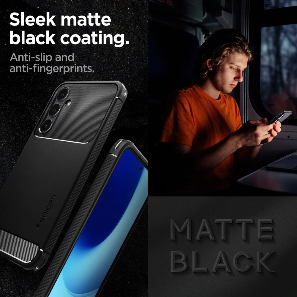 Hurtownia GSM - Case Spigen Rugged Armor Samsung Galaxy S23 FE Matt Schwarz - SPN3162 - {ean13} - Hurt