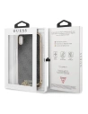Wholesale Guess GUHCI65GF4GGR iPhone Xs Max gray hard case 4G Charms Collection - GUE071GRY - {ean13} - Hurt