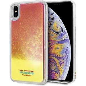 Hurtownia GSM - Case Guess GUHCI65GLCPI Apple iPhone XS Max rosa/pink Hartschale California Glow im Dunkeln - GUE072PNK - {ean13} - Hurt