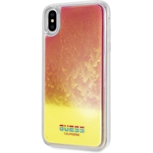 Hurtownia GSM - Case Guess GUHCI65GLCPI Apple iPhone XS Max rosa/pink Hartschale California Glow im Dunkeln - GUE072PNK - {ean13} - Hurt