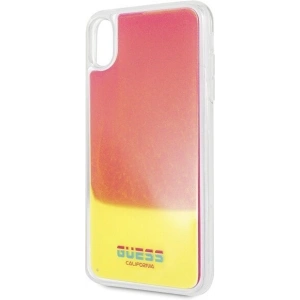 Hurtownia GSM - Case Guess GUHCI65GLCPI Apple iPhone XS Max rosa/pink Hartschale California Glow im Dunkeln - GUE072PNK - {ean13} - Hurt