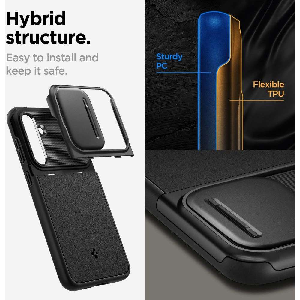 Hurtownia GSM - Case Spigen Optik Armor Samsung Galaxy S23 FE Abyss Green - SPN3166 - {ean13} - Hurt