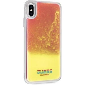 Hurtownia GSM - Case Guess GUHCI65GLCPI Apple iPhone XS Max rosa/pink Hartschale California Glow im Dunkeln - GUE072PNK - {ean13} - Hurt