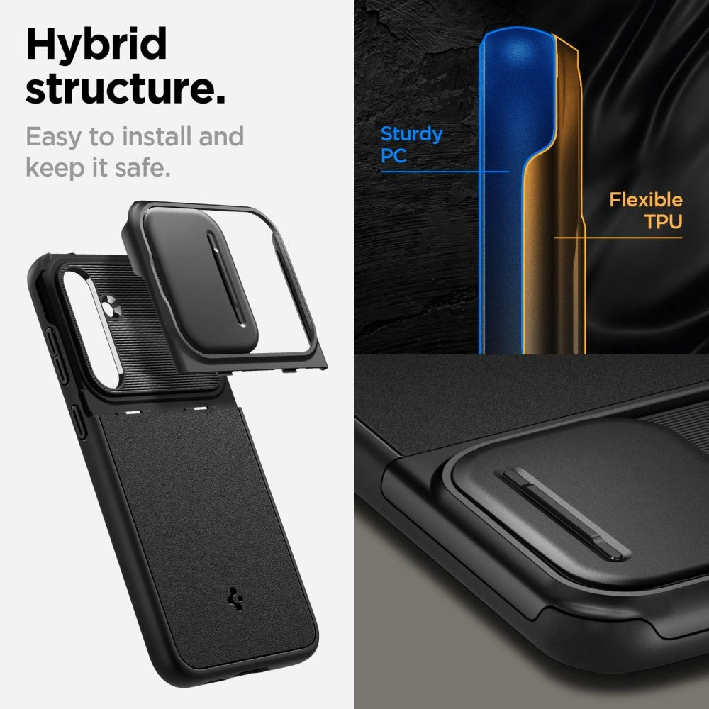 Hurtownia GSM - Etui Spigen Optik Armor Samsung Galaxy S23 FE Black - SPN3167 - {ean13} - Hurt