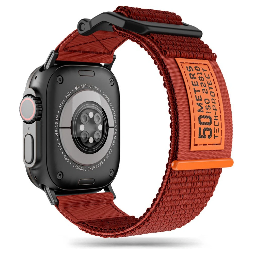 Wholesale Tech-protect Scout strap Apple Watch 4/5/6/7/SE/8/9/Ultra 44/45/49mm Orange - THP2377 - {ean13} - Hurt