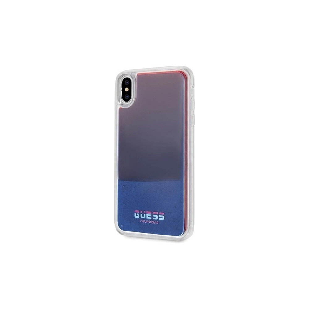 Hurtownia GSM - Etui Guess GUHCI65GLCRE Apple iPhone XS Max červené/hard case California Glow in the dark - GUE073RED - {ean13} - Hurt