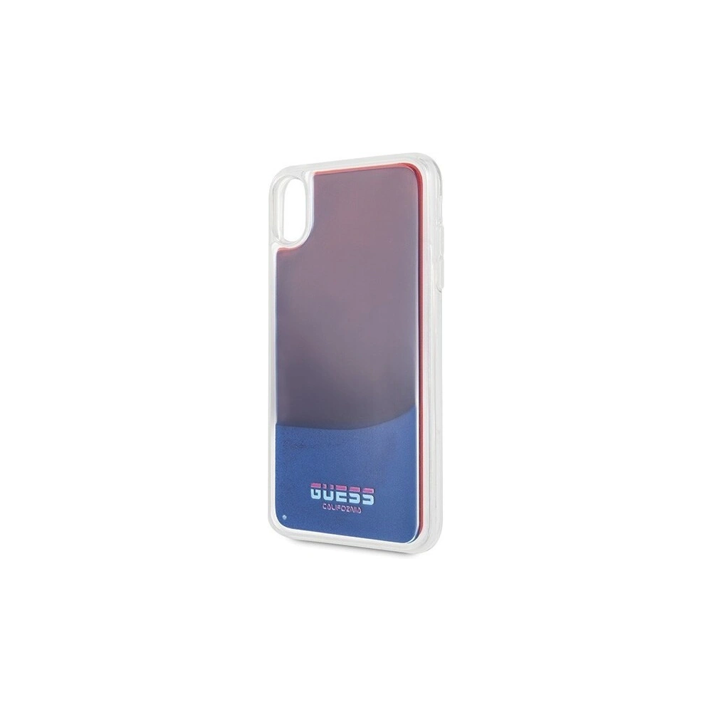 Wholesale Guess GUHCI65GLCRE iPhone Xs Max red hard case California Glow in the dark - GUE073RED - {ean13} - Hurt