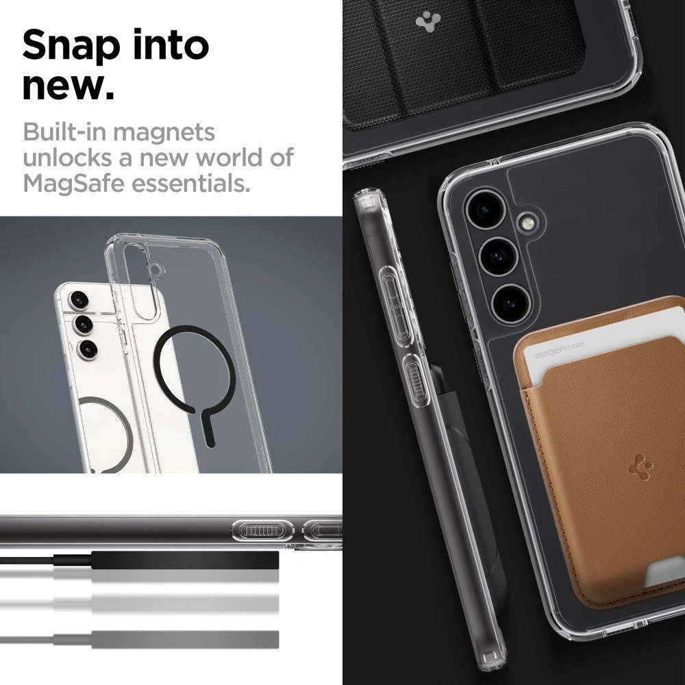 Hurtownia GSM - Case Spigen Ultra Hybrid OneTap Ring MagSafe Samsung Galaxy S23 FE Schwarz - SPN3170 - {ean13} - Hurt