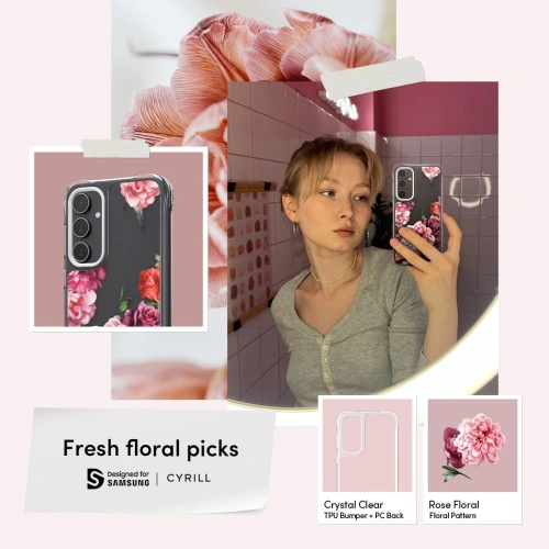 Etui Spigen Cyrill Cecile Samsung Galaxy S23 FE Rose Floral