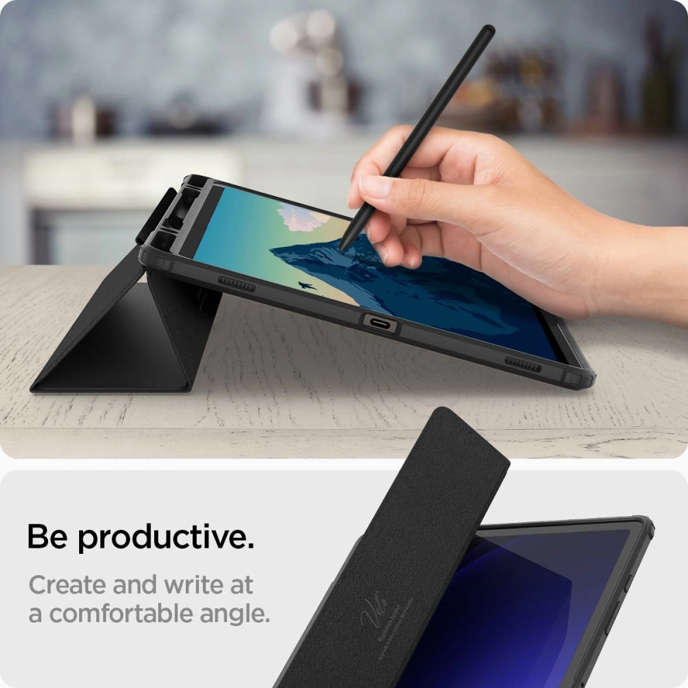 Hurtownia GSM - Etui Spigen Ultra Hybrid Pro Samsung Galaxy Tab S9+ Plus Černá - SPN3174 - {ean13} - Hurt
