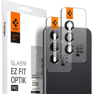 Hurtownia GSM - Gehärtetes Glas für die Spigen Optik.tr ez Fit Kamera-Schutz für Samsung Galaxy S23 FE Schwarz [2 PACK] - SPN3175 - {ean13} - Hurt
