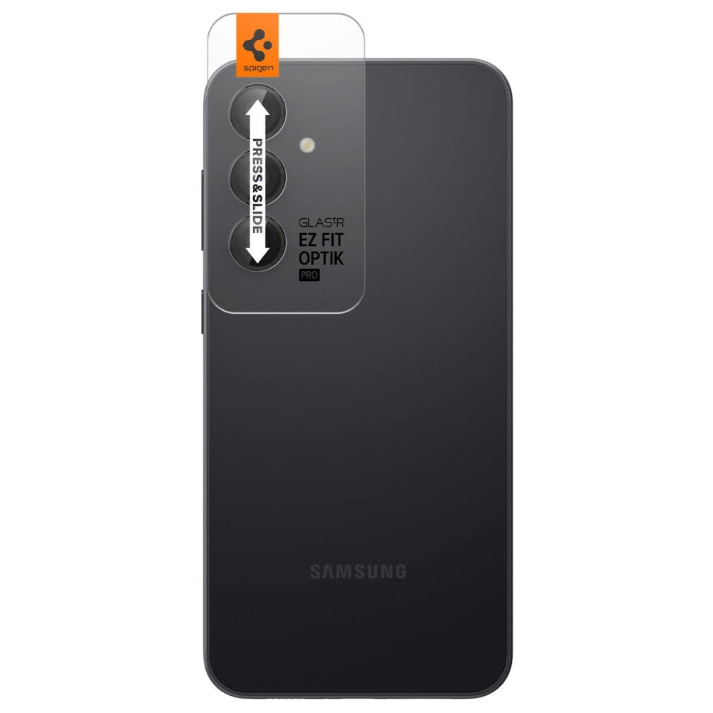 Hurtownia GSM - Szkło hartowane na aparat Spigen Optik.tr ez Fit Camera Protector Samsung Galaxy S23 FE Black [2 PACK] - SPN3175 - {ean13} - Hurt