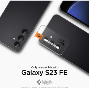 Hurtownia GSM - Gehärtetes Glas für die Spigen Optik.tr ez Fit Kamera-Schutz für Samsung Galaxy S23 FE Schwarz [2 PACK] - SPN3175 - {ean13} - Hurt