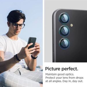 Hurtownia GSM - Gehärtetes Glas für die Spigen Optik.tr ez Fit Kamera-Schutz für Samsung Galaxy S23 FE Schwarz [2 PACK] - SPN3175 - {ean13} - Hurt