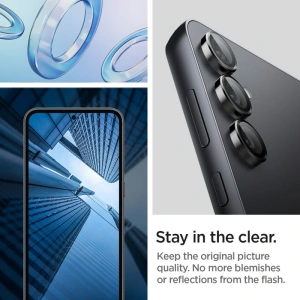 Hurtownia GSM - Gehärtetes Glas für die Spigen Optik.tr ez Fit Kamera-Schutz für Samsung Galaxy S23 FE Schwarz [2 PACK] - SPN3175 - {ean13} - Hurt