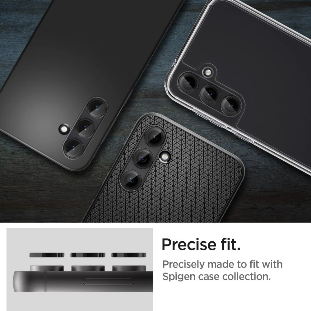 Wholesale Spigen Optik.tr ez Fit Camera Protector Samsung Galaxy S23 FE Black [2 PACK] - SPN3175 - {ean13} - Hurt
