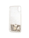 Wholesale Guess GUHCI65GLHFLGO iPhone Xs Max gold hard case Glitter Hearts - GUE074GLD - {ean13} - Hurt