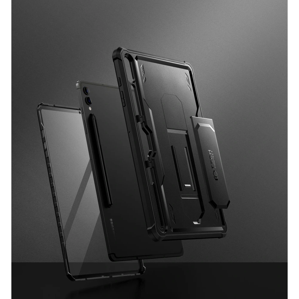 Hurtownia GSM - Etui Tech-protect Kevlar Pro Samsung Galaxy Tab S9+ Plus / S10+ Plus Fekete - THP2379 - {ean13} - Hurt