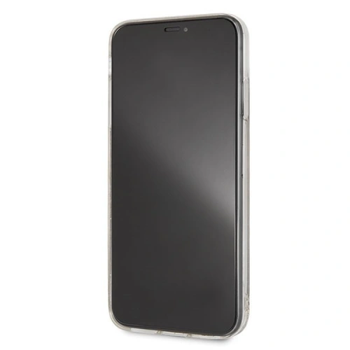 Etui Guess GUHCI65GLHFLGO Apple iPhone XS Max gold/złoty hard case Glitter Hearts