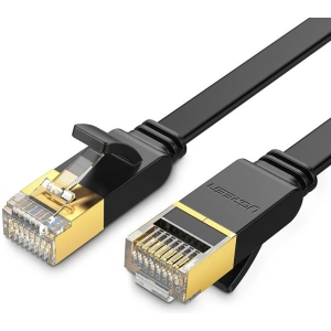 Hurtownia GSM - Cablu de rețea plat UGREEN Ethernet RJ45 Cat.7 STP LAN 10Gbps 3m negru - UGR1749 - {ean13} - Hurt