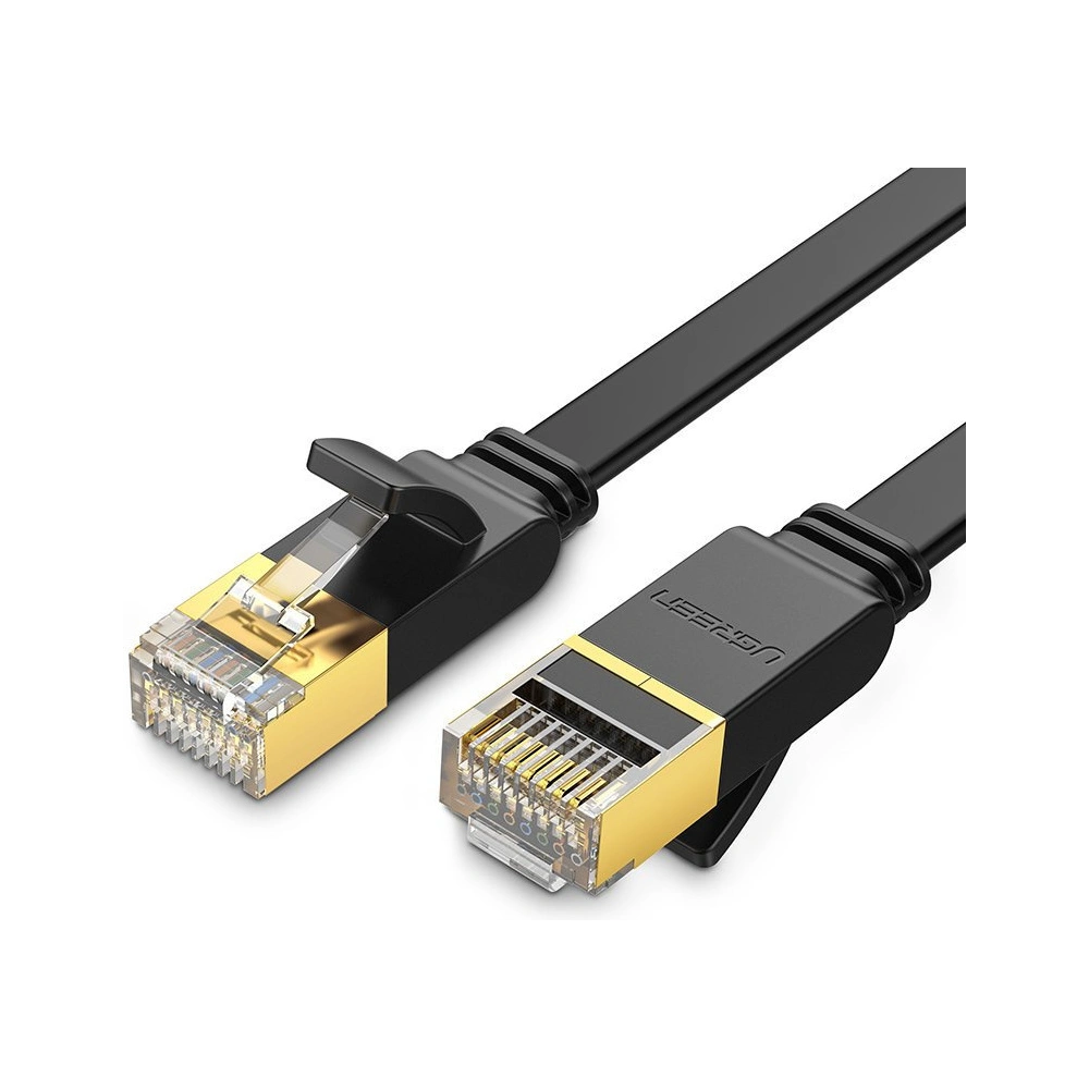 Hurtownia GSM - Flaches Netzwerkkabel UGREEN Ethernet RJ45 Cat.7 STP LAN 10Gbps 3m schwarz - UGR1749 - {ean13} - Hurt