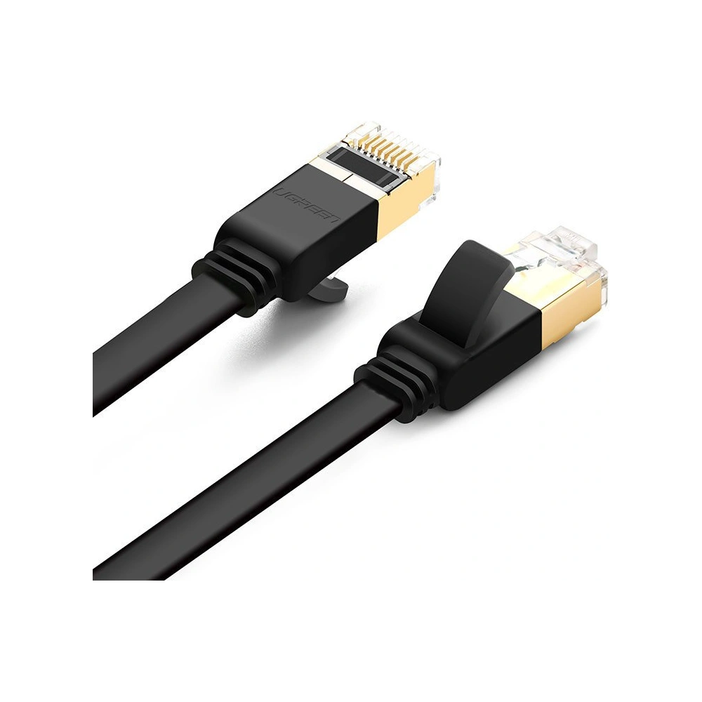 Hurtownia GSM - Flaches Netzwerkkabel UGREEN Ethernet RJ45 Cat.7 STP LAN 10Gbps 3m schwarz - UGR1749 - {ean13} - Hurt