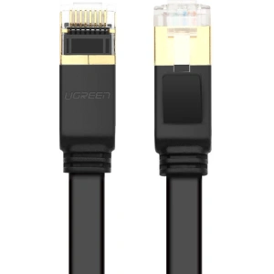 Hurtownia GSM - UGREEN Ethernet RJ45 Cat.7 STP LAN 10Gbps 3m fekete lapos hálózati kábel - UGR1749 - {ean13} - Hurt