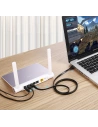 Hurtownia GSM - Ploché síťové kabel UGREEN Ethernet RJ45 Cat.7 STP LAN 10Gbps 3m černý - UGR1749 - {ean13} - Hurt