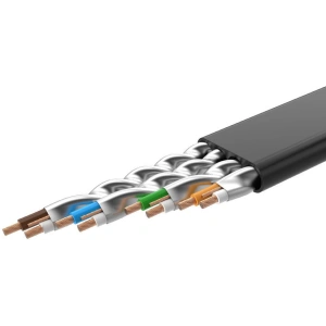 Hurtownia GSM - UGREEN Ethernet RJ45 Cat.7 STP LAN 10Gbps 3m fekete lapos hálózati kábel - UGR1749 - {ean13} - Hurt