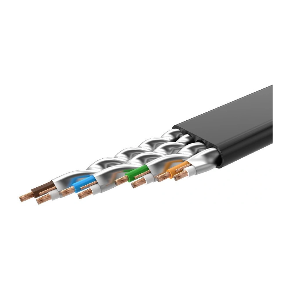 Hurtownia GSM - Flaches Netzwerkkabel UGREEN Ethernet RJ45 Cat.7 STP LAN 10Gbps 3m schwarz - UGR1749 - {ean13} - Hurt