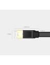 Hurtownia GSM - Flaches Netzwerkkabel UGREEN Ethernet RJ45 Cat.7 STP LAN 10Gbps 3m schwarz - UGR1749 - {ean13} - Hurt