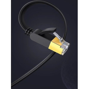 Hurtownia GSM - UGREEN Ethernet RJ45 Cat.7 STP LAN 10Gbps 3m fekete lapos hálózati kábel - UGR1749 - {ean13} - Hurt