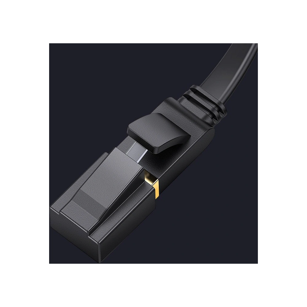 Hurtownia GSM - Flaches Netzwerkkabel UGREEN Ethernet RJ45 Cat.7 STP LAN 10Gbps 3m schwarz - UGR1749 - {ean13} - Hurt