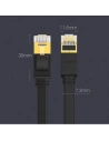 Hurtownia GSM - Flaches Netzwerkkabel UGREEN Ethernet RJ45 Cat.7 STP LAN 10Gbps 3m schwarz - UGR1749 - {ean13} - Hurt