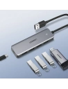 Hurtownia GSM - Adaptér UGREEN HUB USB-A / 4xUSB-A 3.2Gen1 s dalším napájecím portem micro USB šedý - UGR1750 - {ean13} - Hurt