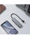 Hurtownia GSM - Adaptér UGREEN HUB USB-A / 4xUSB-A 3.2Gen1 s dalším napájecím portem micro USB šedý - UGR1750 - {ean13} - Hurt
