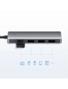 Hurtownia GSM - Adaptér UGREEN HUB USB-A / 4xUSB-A 3.2Gen1 s dalším napájecím portem micro USB šedý - UGR1750 - {ean13} - Hurt