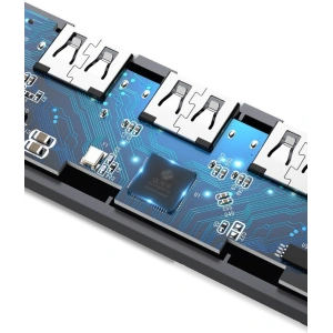 Hurtownia GSM - Adapter UGREEN HUB USB-A / 4xUSB-A 3.2Gen1 z dodatkowym portem zasilania micro USB szary - UGR1750 - {ean13} - Hurt